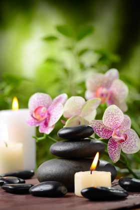 Reflexology massage therapy illustration at Magical Massage